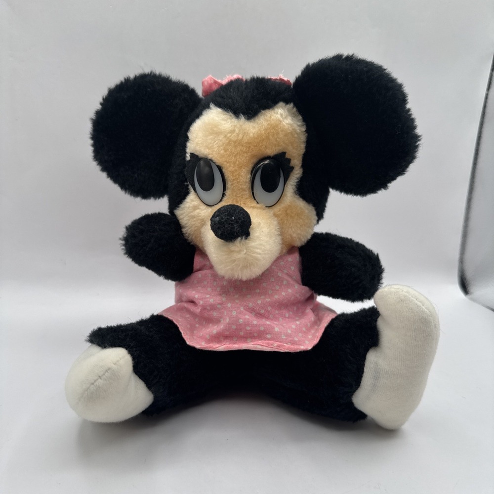 Vintage WDP Disney on Ice Minnie Mouse Stuffed Plush Doll Ice Odyssey Skating